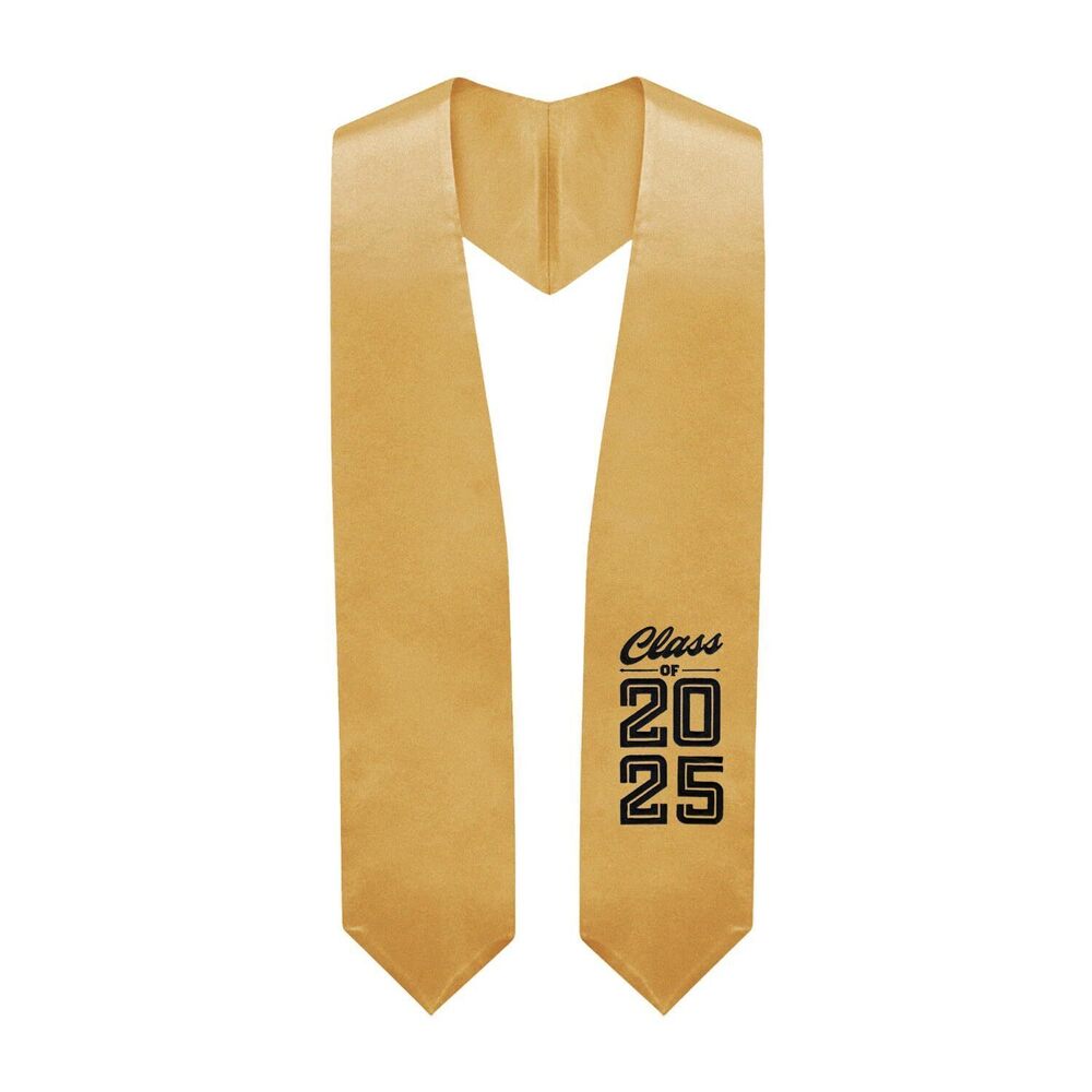 9529 Stole Class of 2025 With Classic Tips Unisex Adult 62" Long